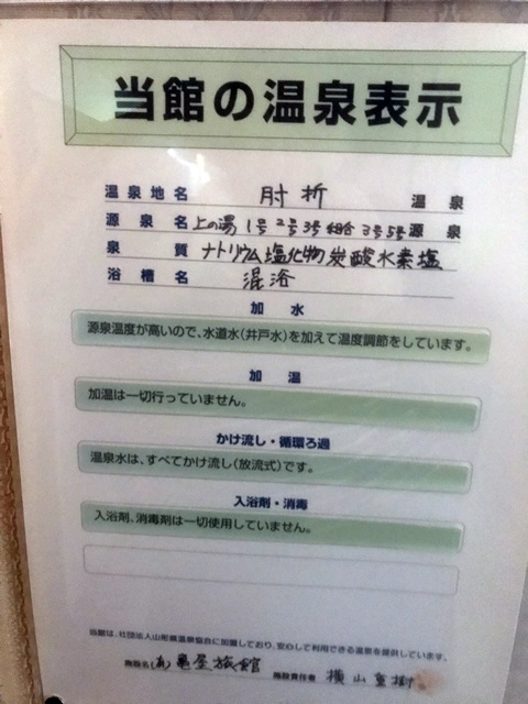 肘折温泉　亀屋旅館