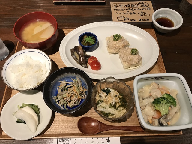 栃尾又温泉自在館食事