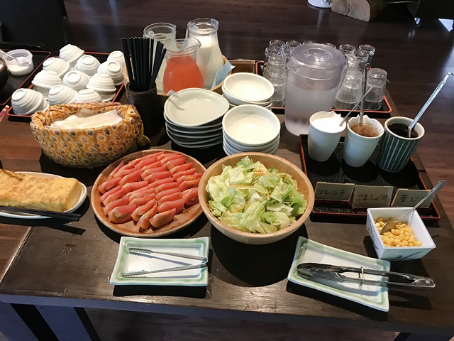 栃尾又温泉自在館食事